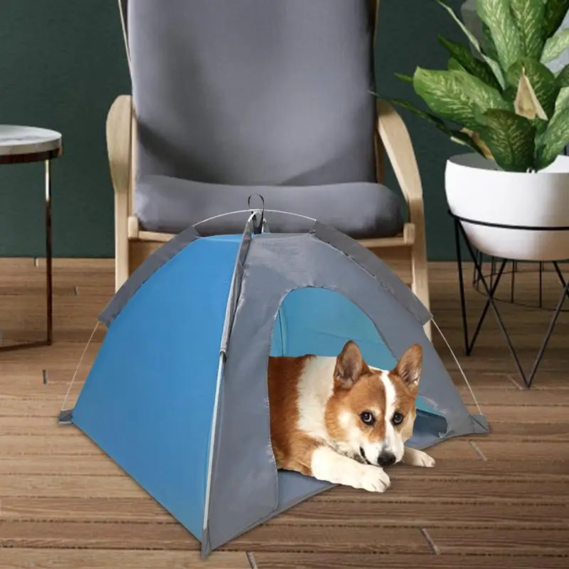 Dog Sun Shelter Folding Dog Beds Small Dog Tent For Beach Pet Beach Sun Shelter For Houses Breathable For Camping