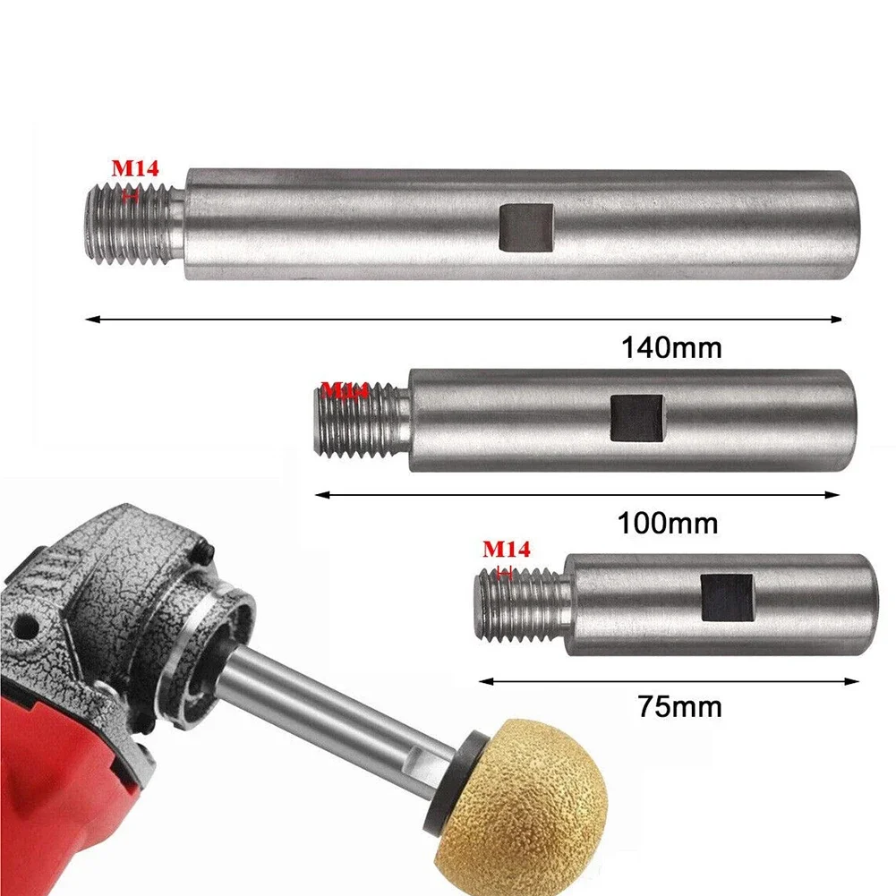 

3PCS For M14 Angle Grinder Extension Connecting Rod Thread Adapter Rod 75/100/140mm Angle Grinder Extension Connecting Rods