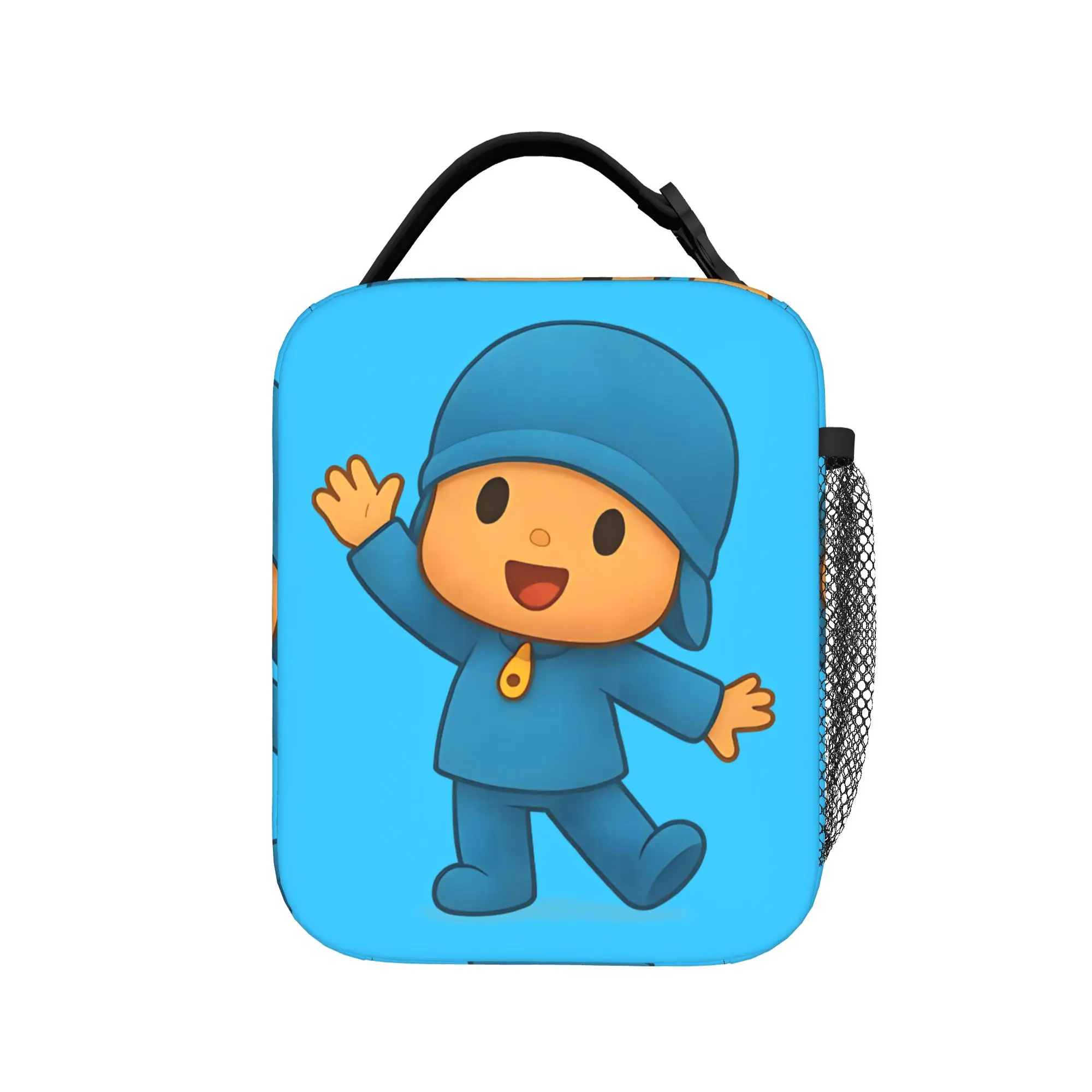 Happy Pocoyoed    greets  Insulated Lunch Bag Portable Meal Container Cooler Bag Tote Lunch Box Office  Picnic Girl Boy