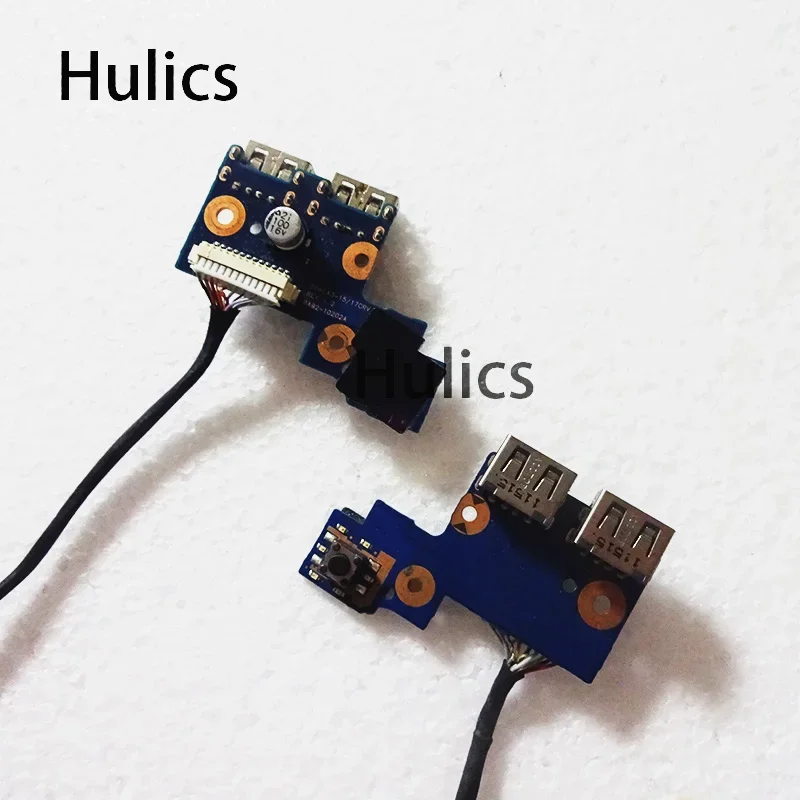 Hulics Used For Samsung 300E NP300E5Z NP300E5X NP300E5C 300V5A USB Power Button Board With Cable BA92-10202A BA92-08350A