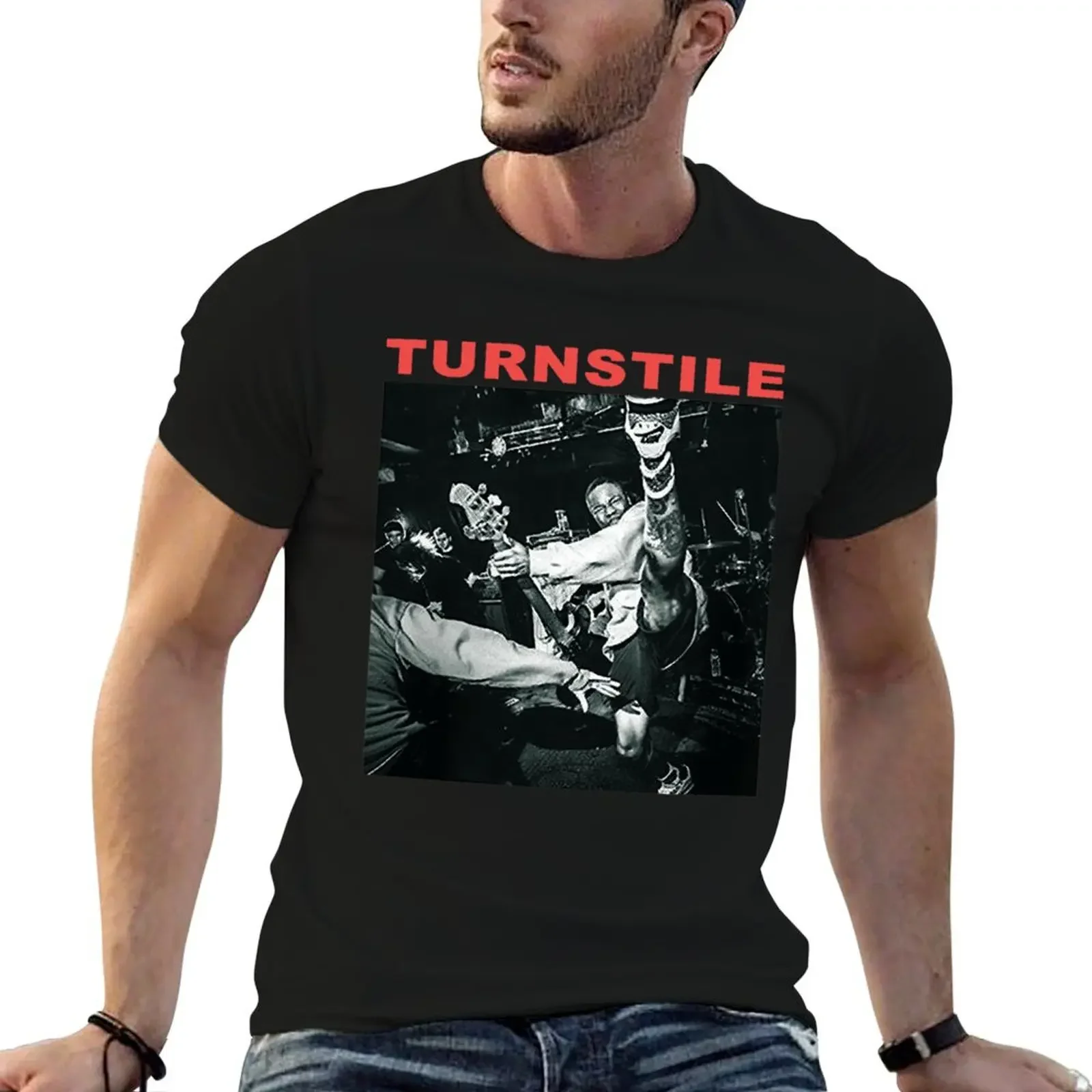 

Turnstile T-Shirt vintage graphic tee anime stuff T-shirt men