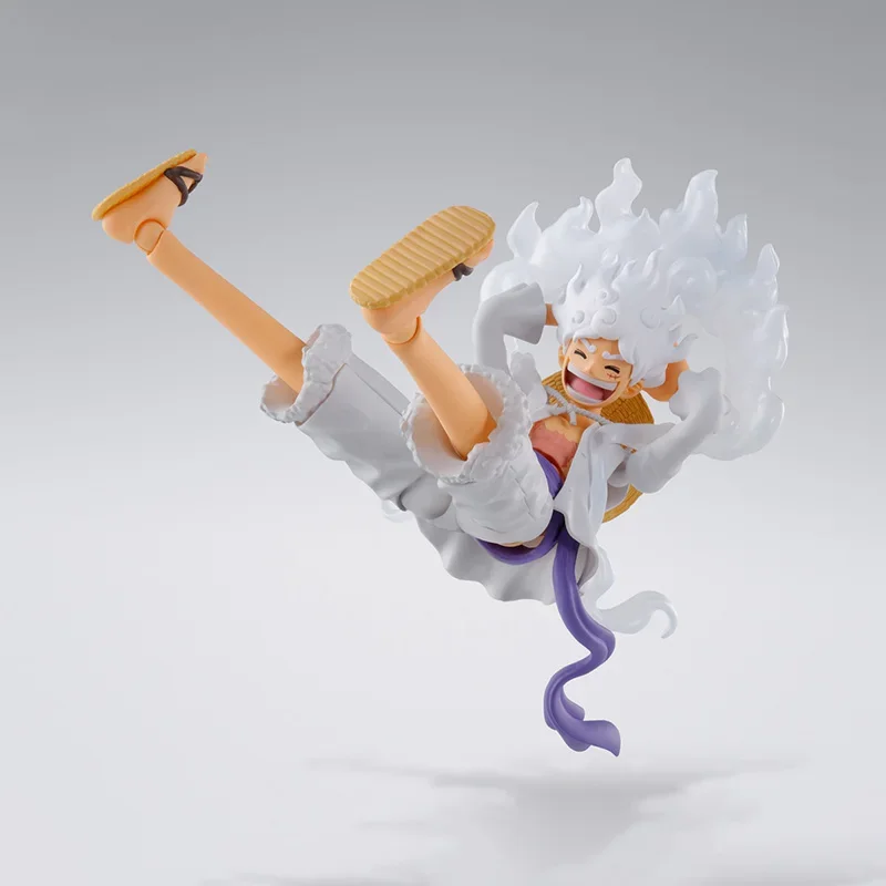 Bandai Originale SHFiguarts SHF ONE PIECE Monkey D. Rufy Gear 5 Anime Action Figure Modello Finito Kit Giocattolo Regali per I Bambini SET