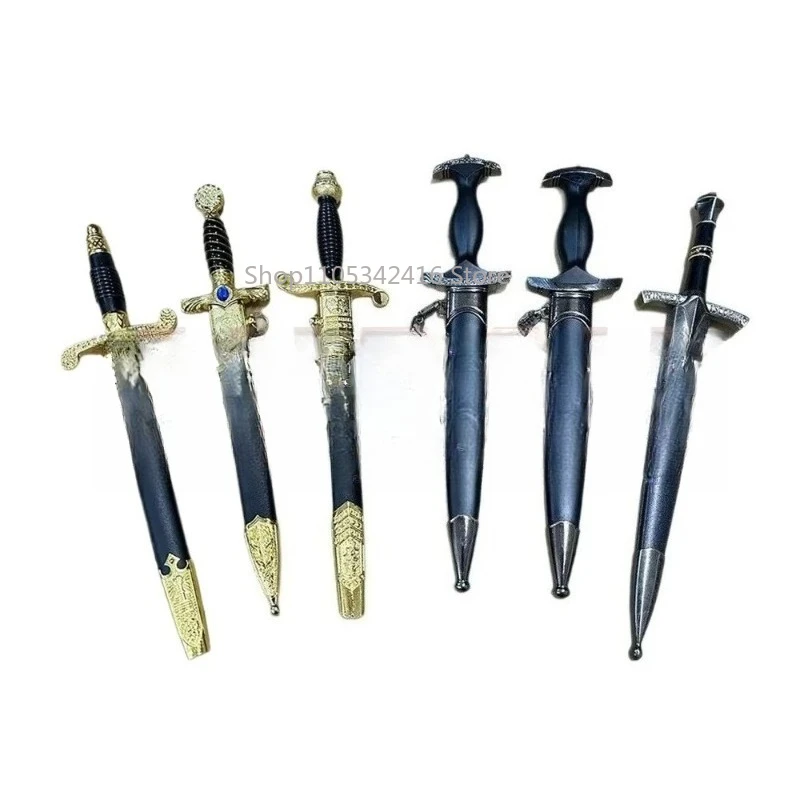 Image of 40cm Europäisches Westliches Schwert, Ungeschliffene Klinge Cosplay-Requisite, Desktop-Dekoration, Sammlerstück Geschenk für Jungen