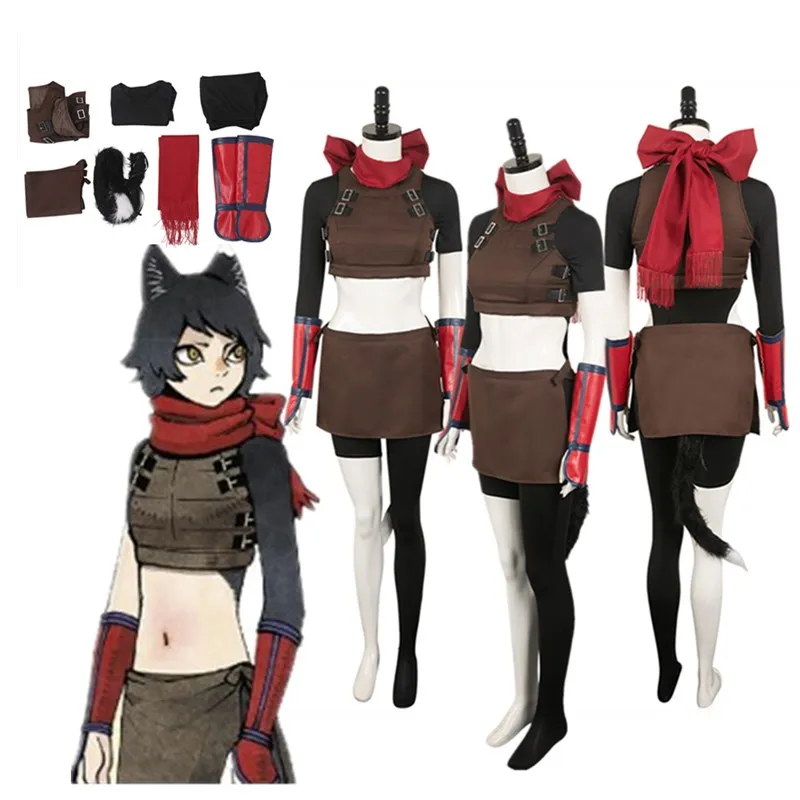 Izutsumi cosplay anime köstliche cos in dungeon fantasy kostüm erwachsene frauen schwanz verkleidung outfits halloween karneval party anzug