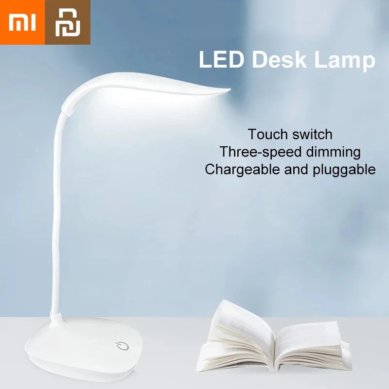 

Xiaomi Youpin LED Reading Desk Lamp Portable Desk Lamp USB Charging Table Light Touch Dimming Learn Eye Protection Light Home