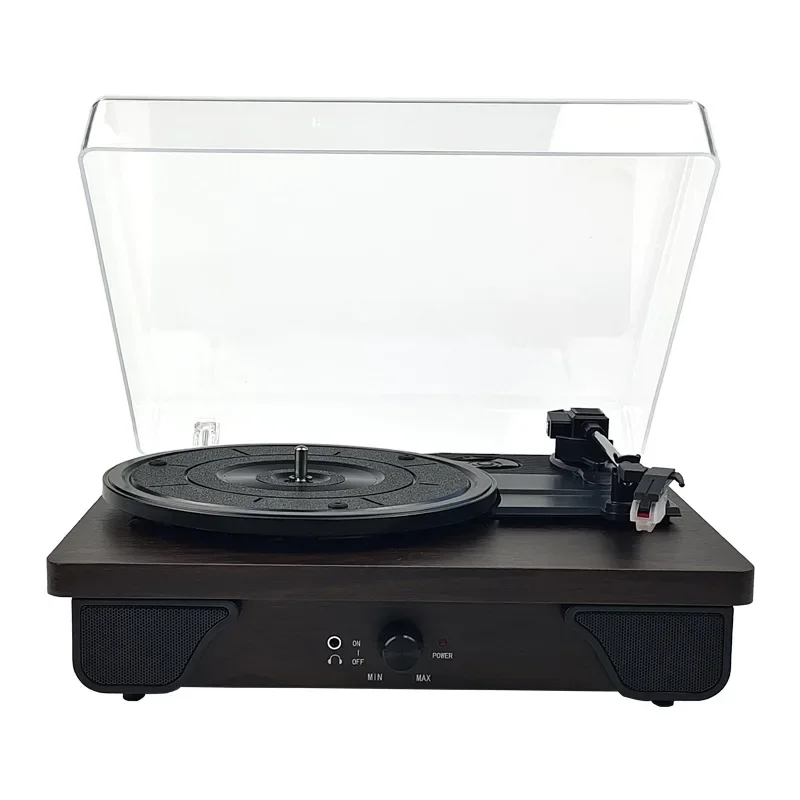 

Vintage Chinese record player Multifunctional ornament Vintage phonograph Antique wooden vinyl record player
