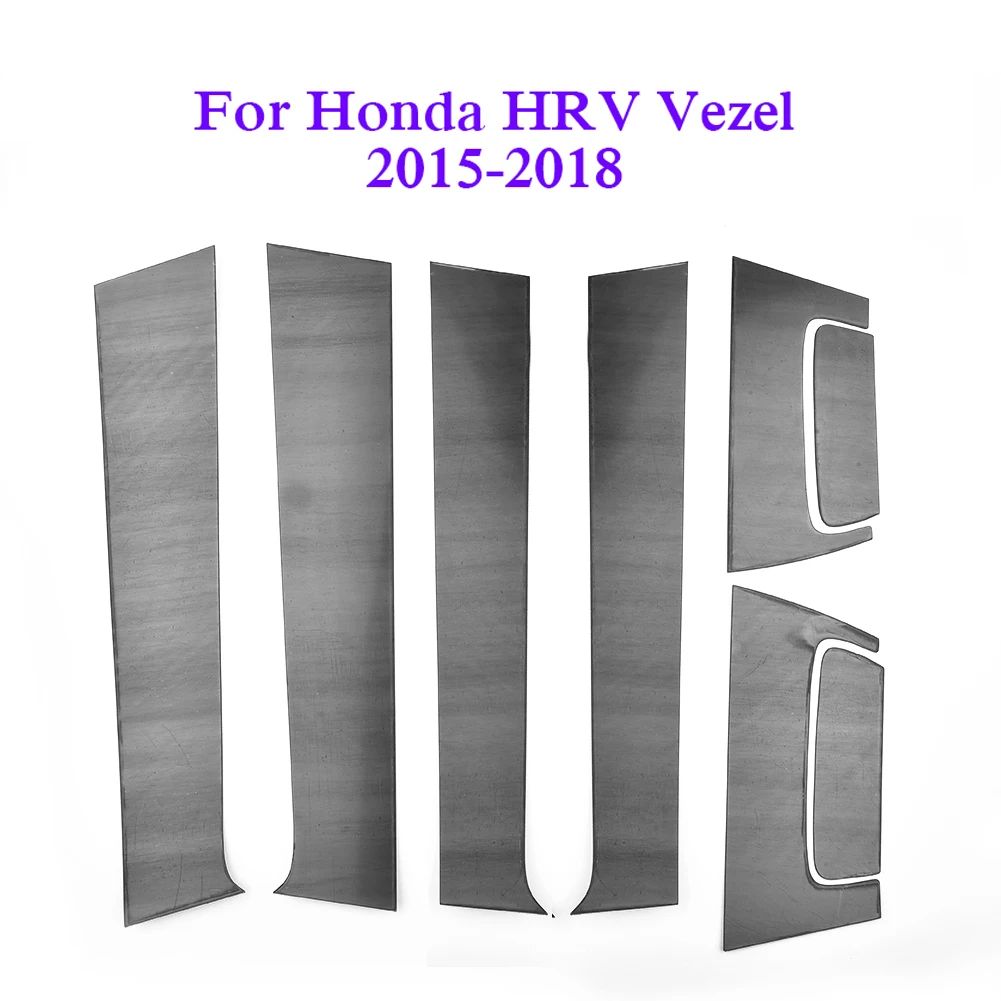 

Accessory Window Pillar Cover Trim Components Easy To Use Wax Safe Fully Covered With Adhesive For Honda HRV HR-V