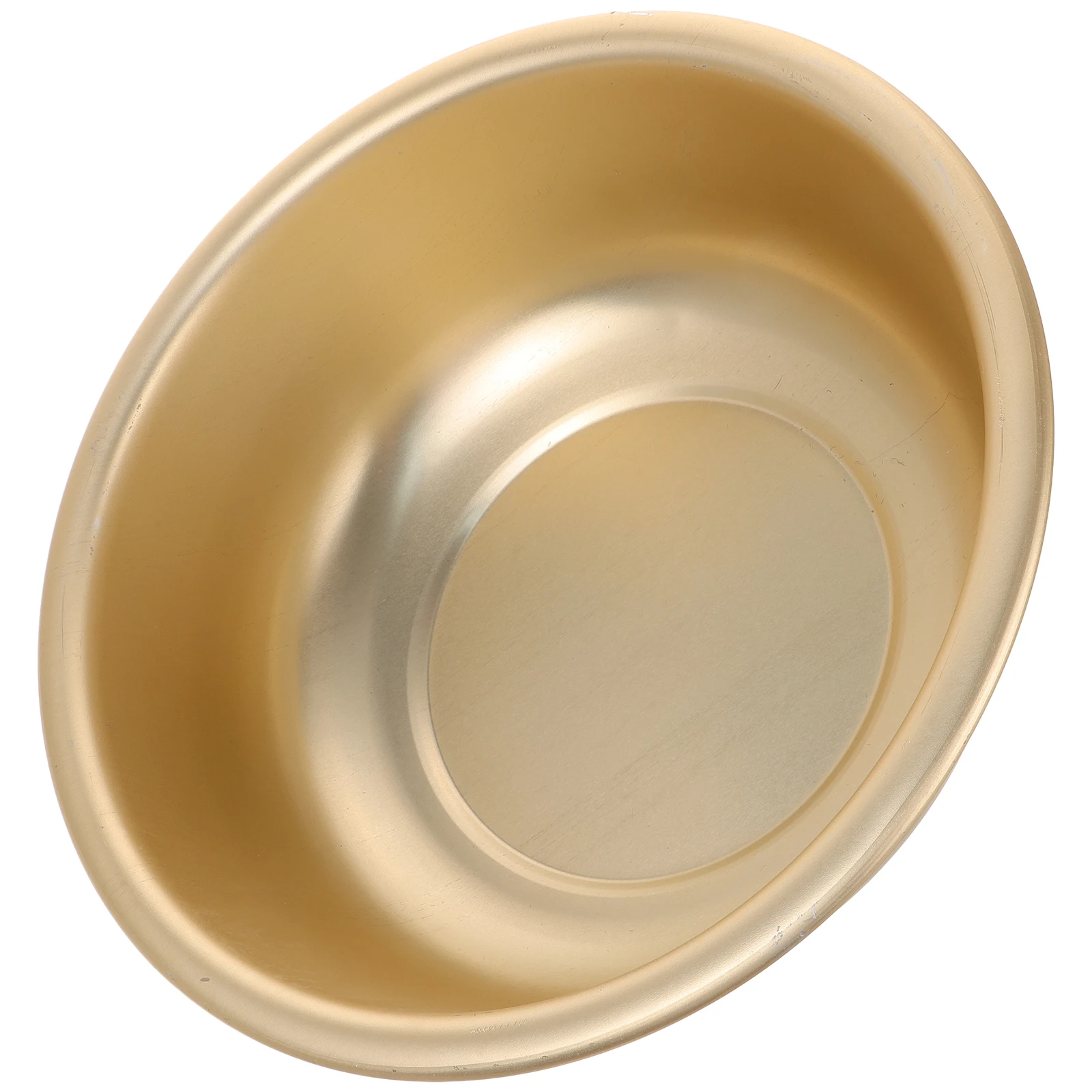 

Yellow Aluminum Soup Basin Kitchen Fruits Filter Home Movable Practical Lasting Use Smooth Simple Elegant Suitable