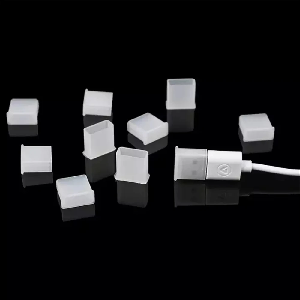 Plastic Durable Charger Port USB 2.0 3.0 Transfer Data Line Case Shell Dust Plug Protector Cap Cable Stopper