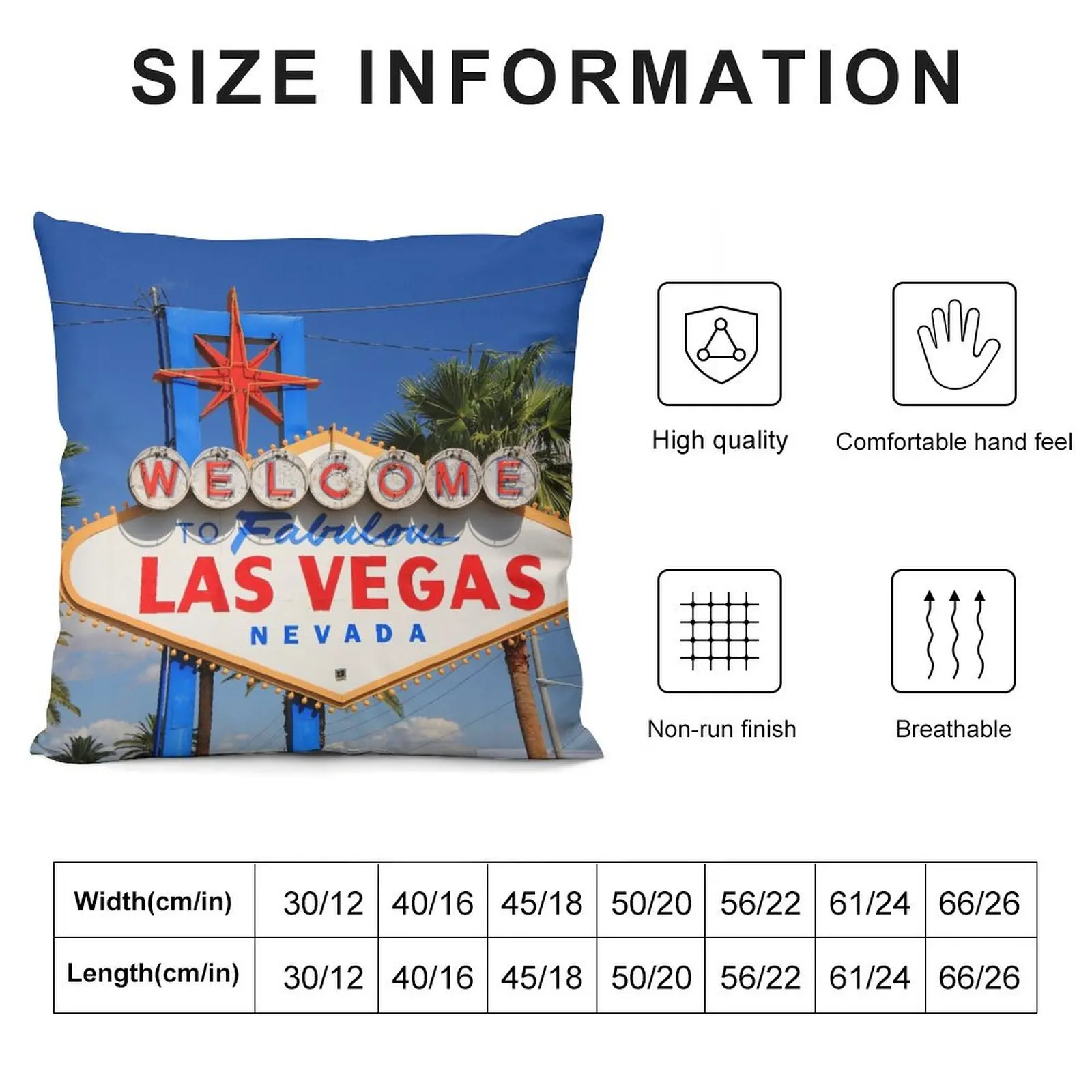 Las Vegas Throw Pillow Sofa Cushions Christmas Pillows sleeping pillows pillow