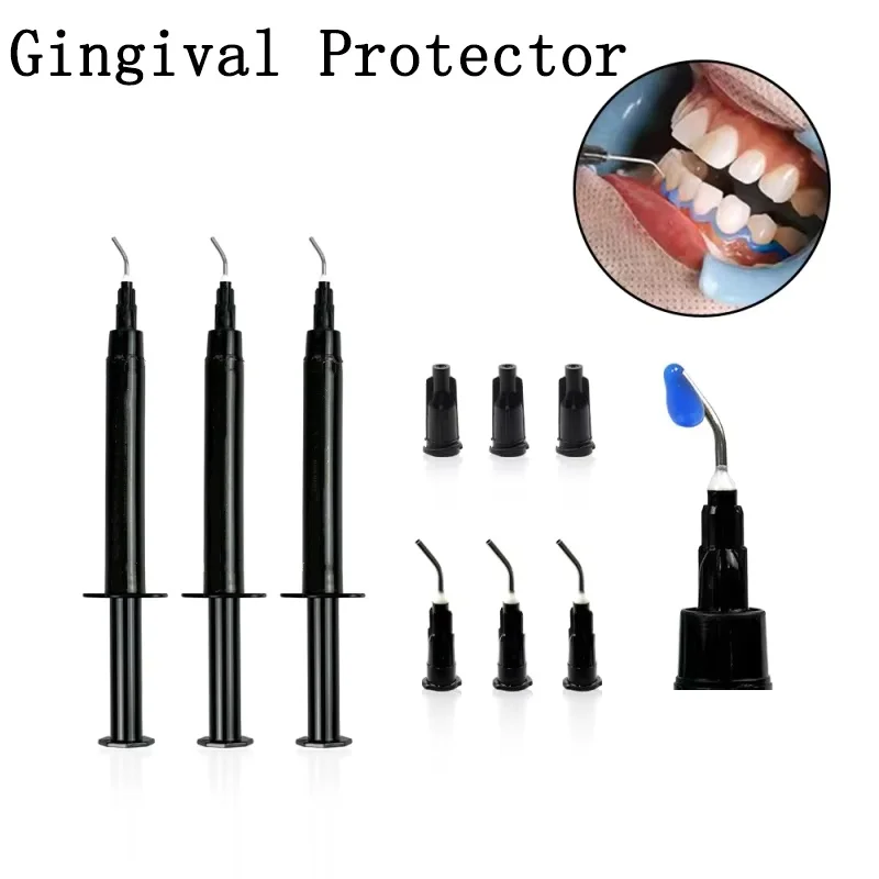 

Dental Gingival Barrier Photosensitive Curing Gums Professional Teeth Whitening Gums Protector Gel 1.5ml（No Pattern））