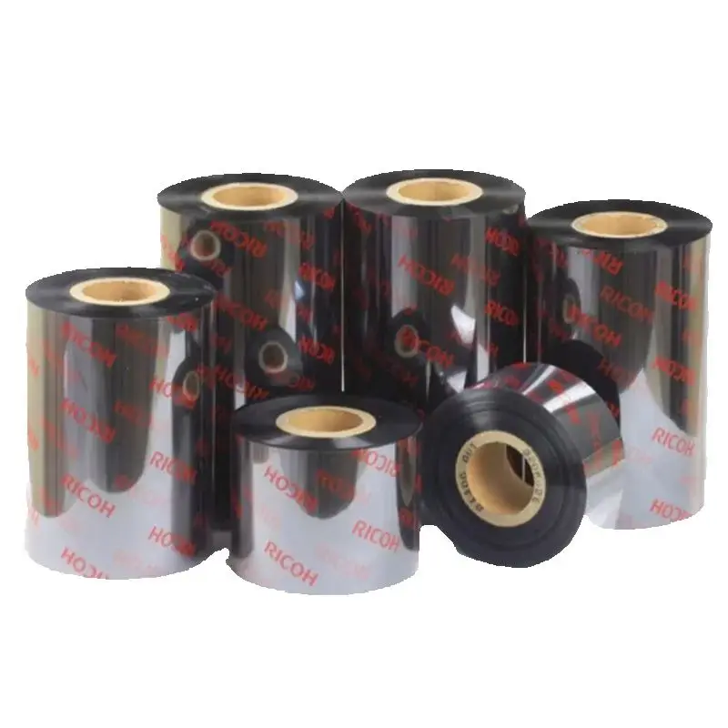 

1PC B110CR Waterproof Thermal Transfer Ribbon For Ricoh Scratch-Resistant Matte Silver Resin Ribbon Weather Proof