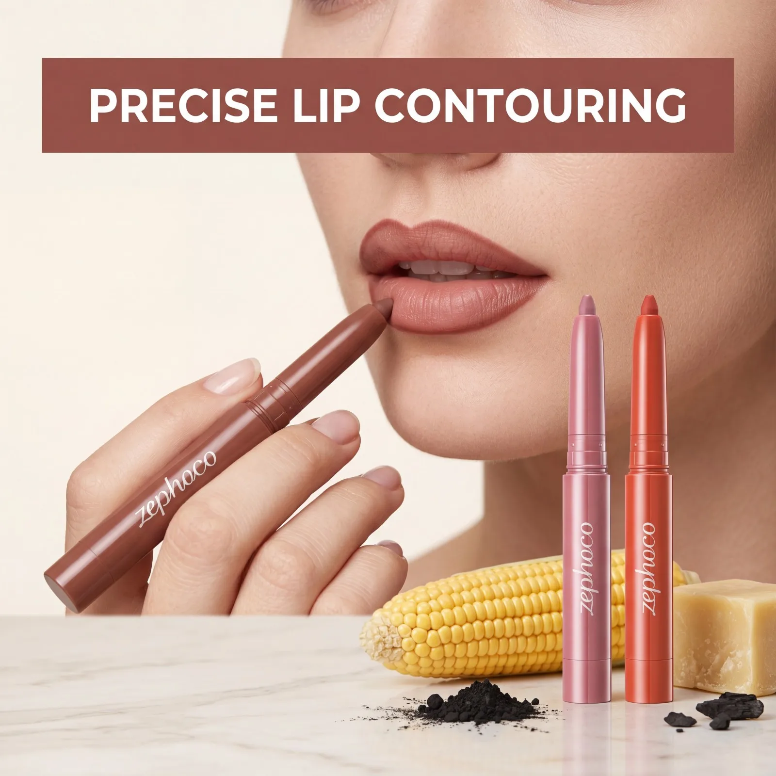 Matte Stain Lip Liner Set Precise Contouring Long Lasting Color Lock Lip Tint Smooth Application Beginner Friendly 3 Shades Sc54dd970c47242dd9757f0cc91542b9e6
