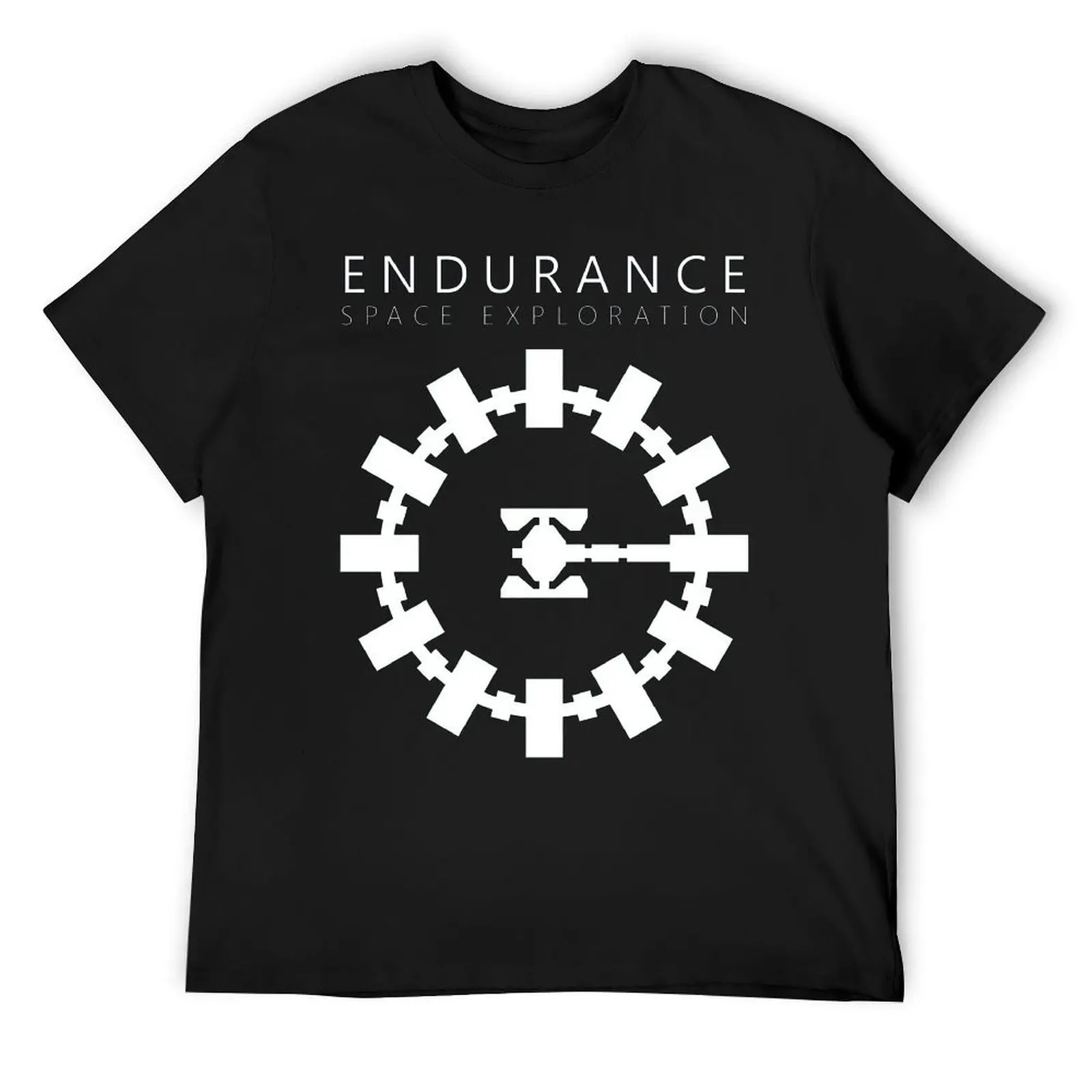 Interstellar Cooper Science Fiction Film Endurance Stay 5 T-shirt Crewneck Motion T-shirts Unique Leisure Funny Novelty USA Size