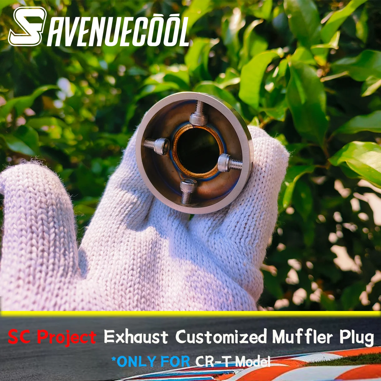 

Avenuecool Sc Project Cr-T Выхлопная вилка на заказ DB Killer Модифицированная выхлопная труба мотоцикла из нержавеющей стали Модификация заглушки глушителя Запасные части