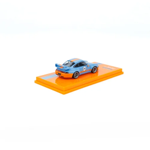 Tarmac Works 1:64 Remastered By Gunther Werks Blue / Orange Model Car