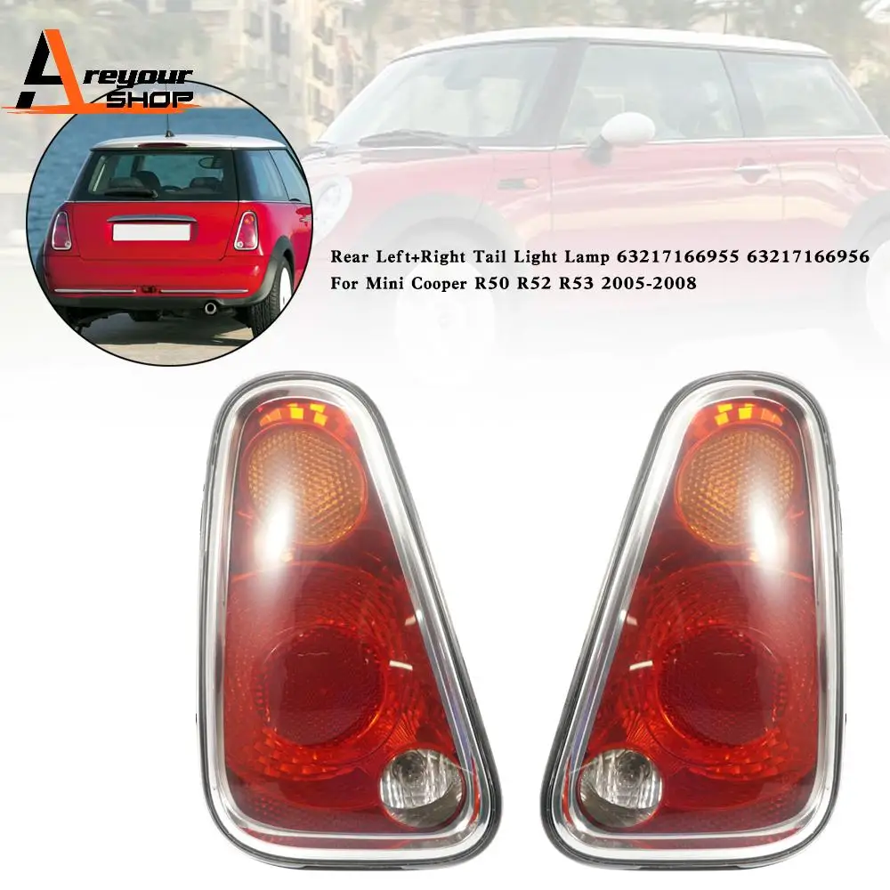 Rear L+R Tail Light Lamp 63217166955 56 for Mini Cooper R50 R52 R53 2005-2008