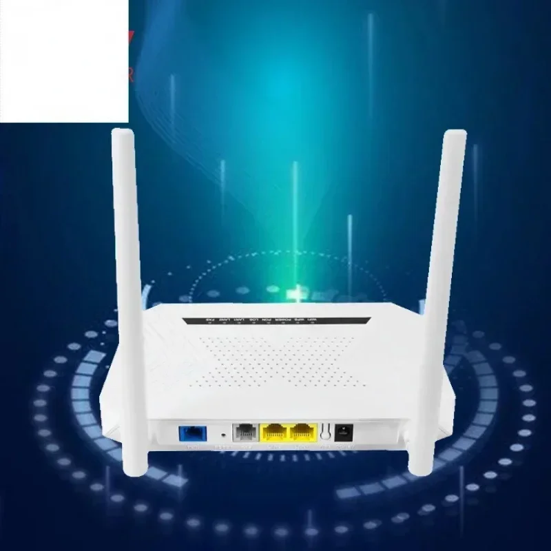 Fiber optic equipment with modem router voice