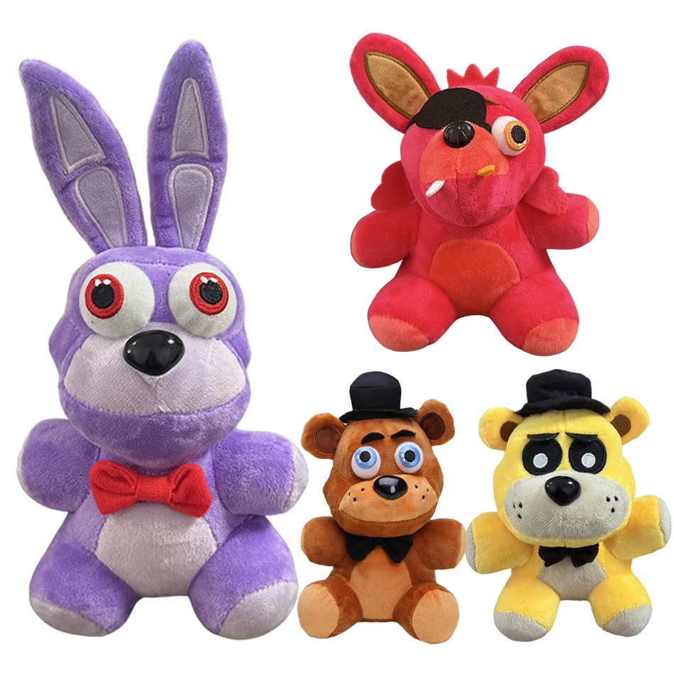 Fnaf أفخم ليلة في فريدي Fnfa لطيف ألعاب من القطيفة دمية بوني الدب ماكر الكرتون محشوة الدمى فريدي لعب للأطفال المشجعين الهدايا