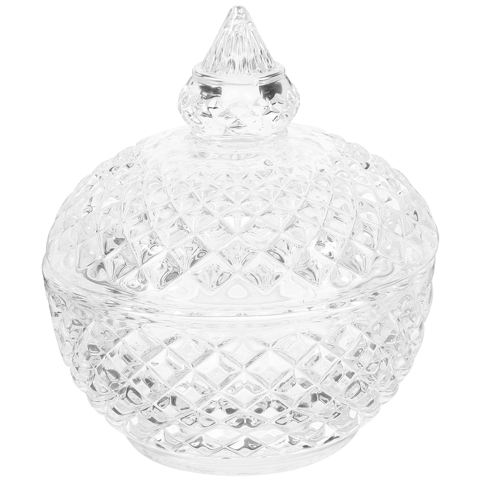 

Exquisite Glass Storage Box Jewelry Organizer Clear Container for Candy Dried Fruits Necklace Earrings Rings Elegant Home Decor