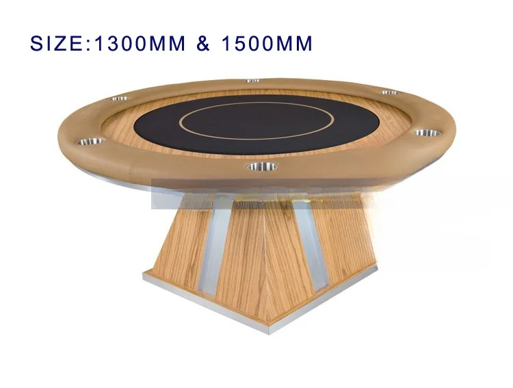 Round Texas poker table, chess, can be equipped with a lid poker table