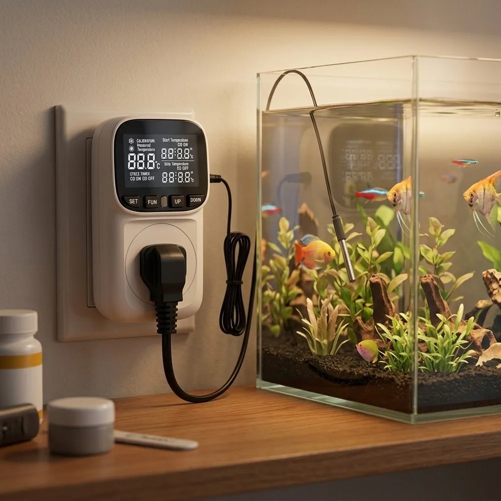 For Low-light Conditions As Picture Digital Temperature Controller Temperature Management For Aquaculture Temperature Controller