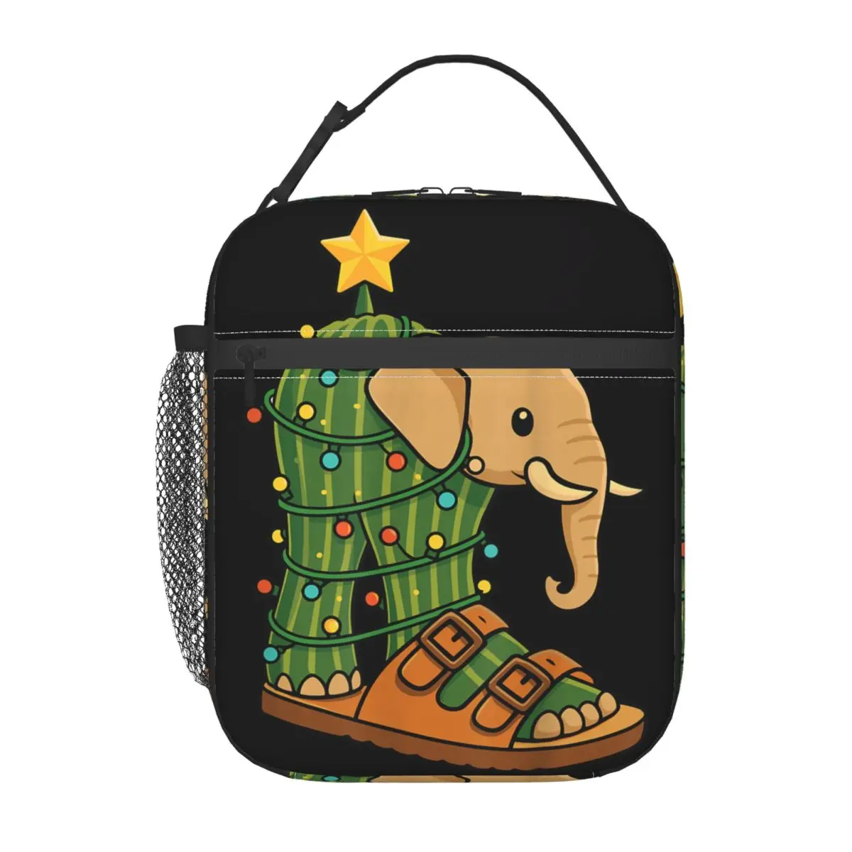 Italian Brainrot Christmas Tree Lirili Larila Lunch Bag For Girls Print Lunch Box Fashion Cooler Bag Oxford Thermal Lunch Bags