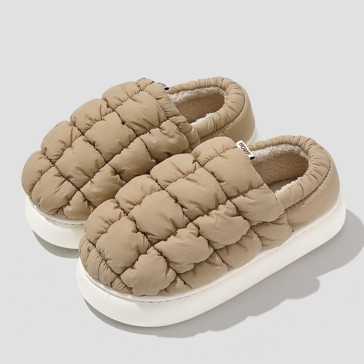 Pantuflas cálidas de invierno para hombre y mujer, Zapatillas de casa mullidas, suela gruesa, pisos de piso de felpa suave, zapatos de plataforma peludos para interiores y exteriores, nuevo