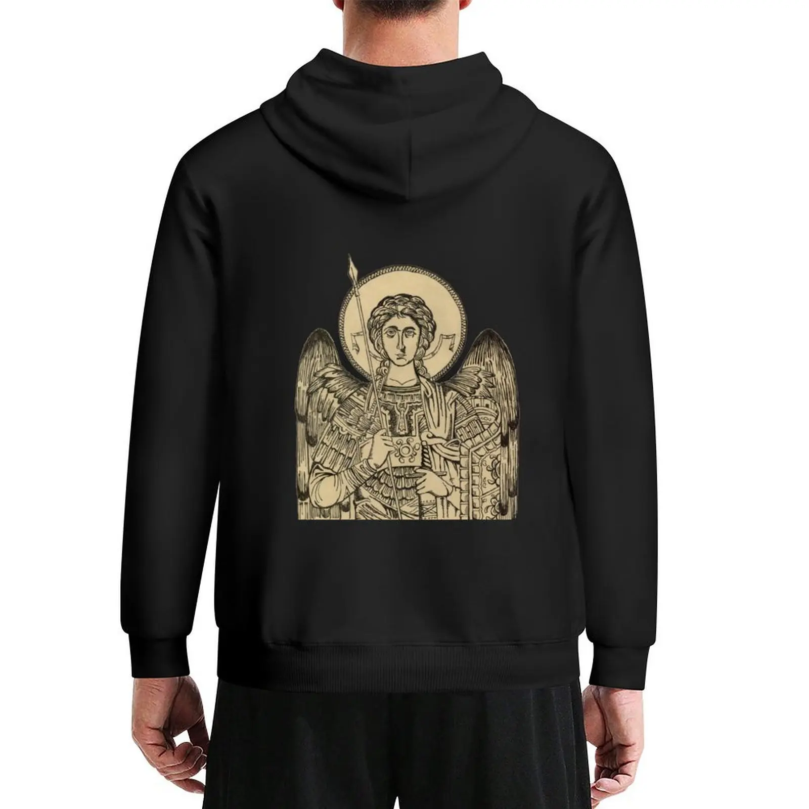 Archangel Michael Hoodie anime clothes men's sweat-shirt set hooded shirt mens clothing new hoodies and sweatshirts