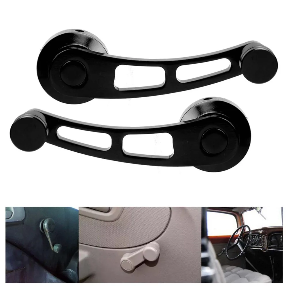 2pcs Alloy Window Handle Riser Winder Crank Fit for Chevrolet Classic Car