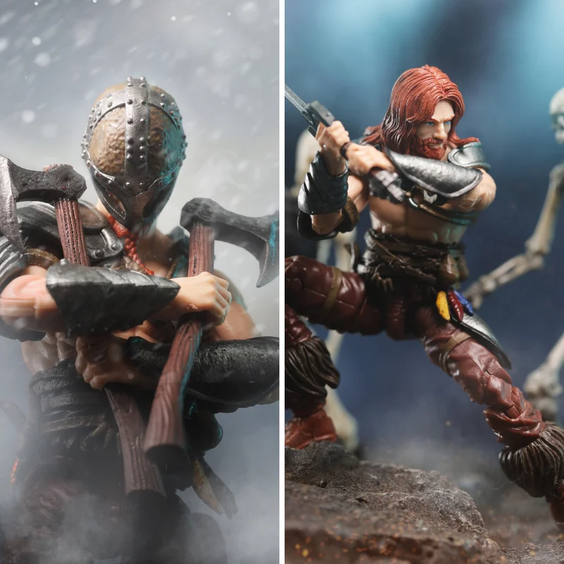 1/18 Scale New Boss Fight Studio Wave 6.5 Nordic Barbarians Skeletons Articulated Figures Collection Decoration Model Toy