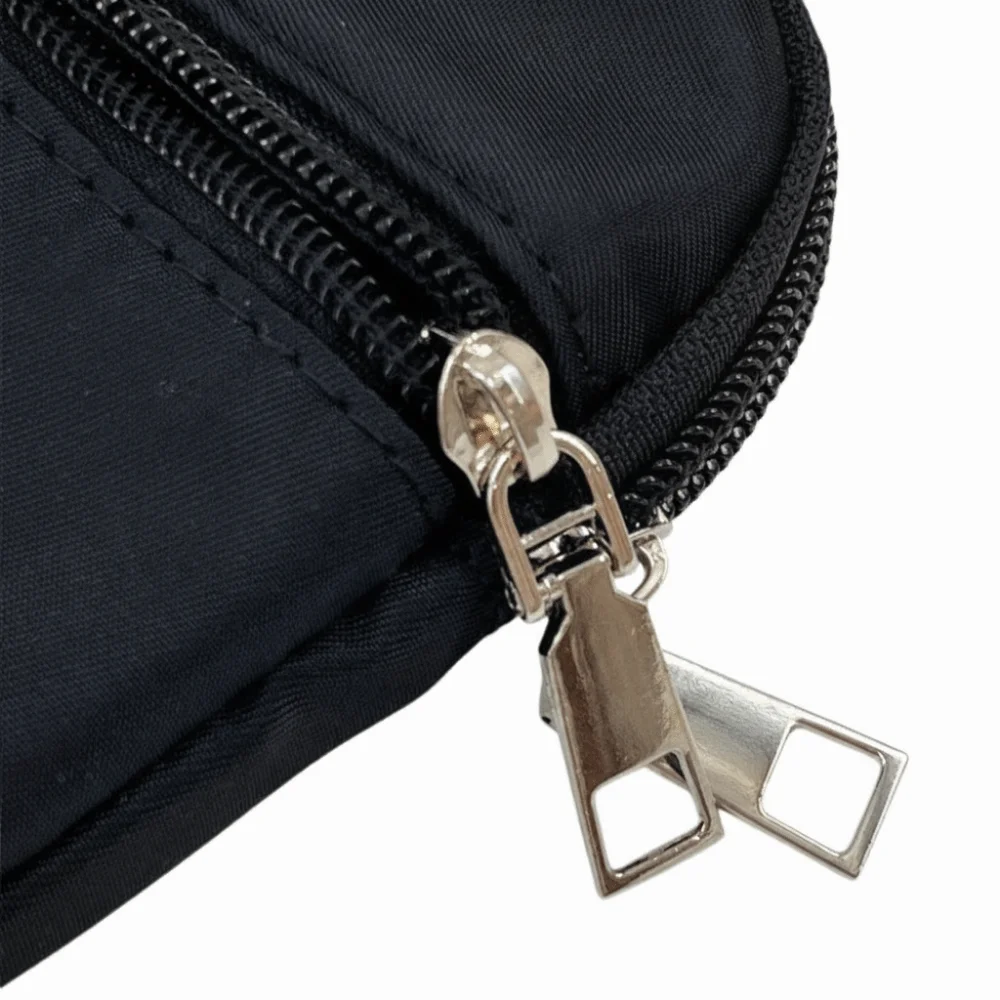 Adjustable Zippered Coin Pouch Detachable Nylon Mini Coin Purse Lightweight Hands-Free Women's Keychain Wallet Daily Commute