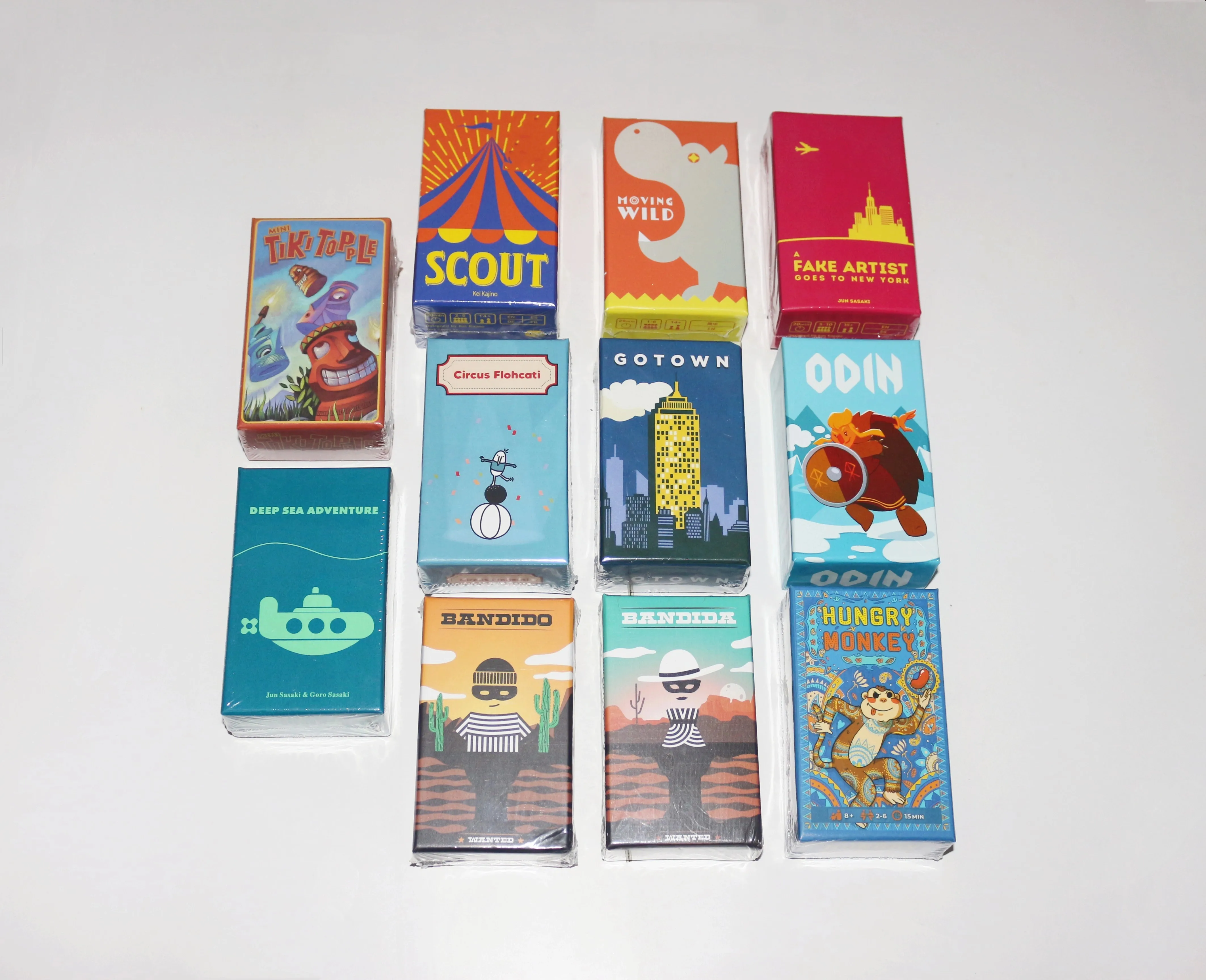 Odín |   Circo Flohcati |   Mono hambriento |   Scout |   Un artista falso |   Movimiento salvaje |   Tiki Topple |   GoTown - El mejor juego de estrategia familiar