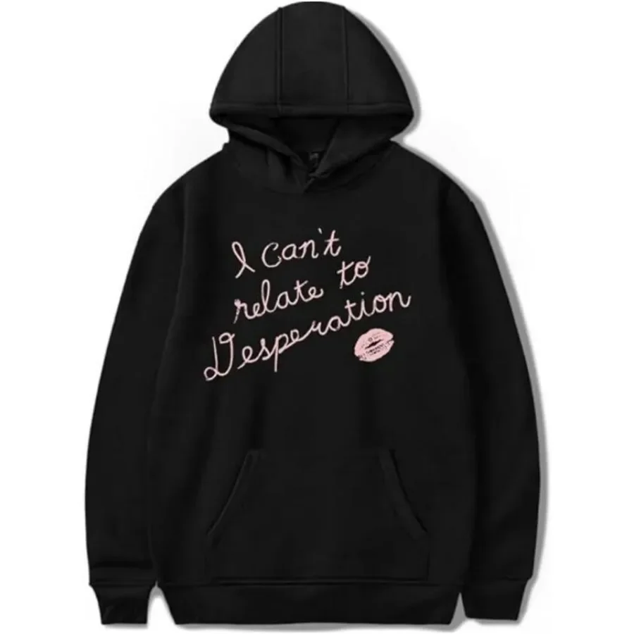 

Sabrina Carpenter Espresso Album Women/Men Hoodie Sweatshirt I Can’t Relate To Desperation Long Sleeve Pullover Hooded Jacket