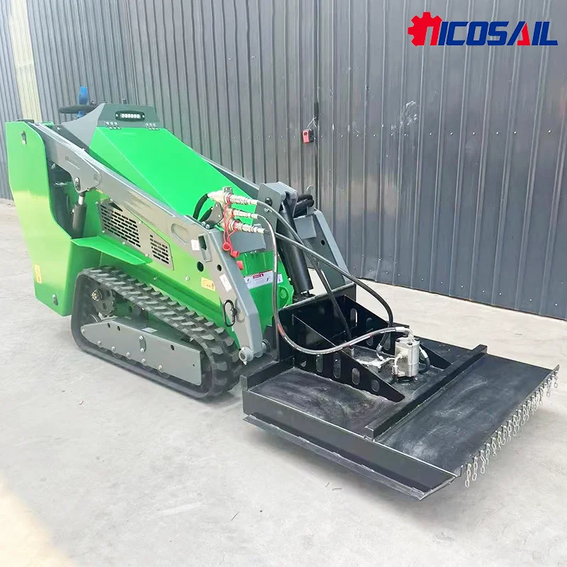 Kubota diesel mini skid steer loader epa euro 5 motor 6 toneladas de carga rastreável pista log carregador acessórios pacote alta