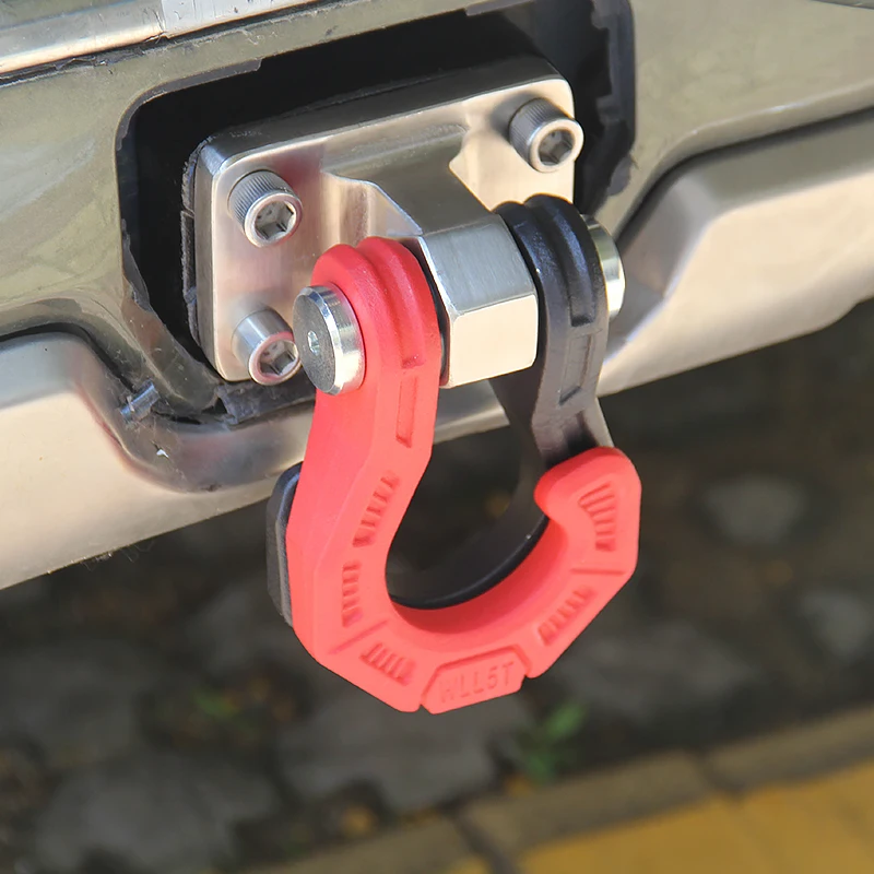 New Heavy Duty Steel 11000lbs Detachable Base Release Tow Hook Creative Car Shackle Trailer Hitch Receiver Parts Pintle Hook