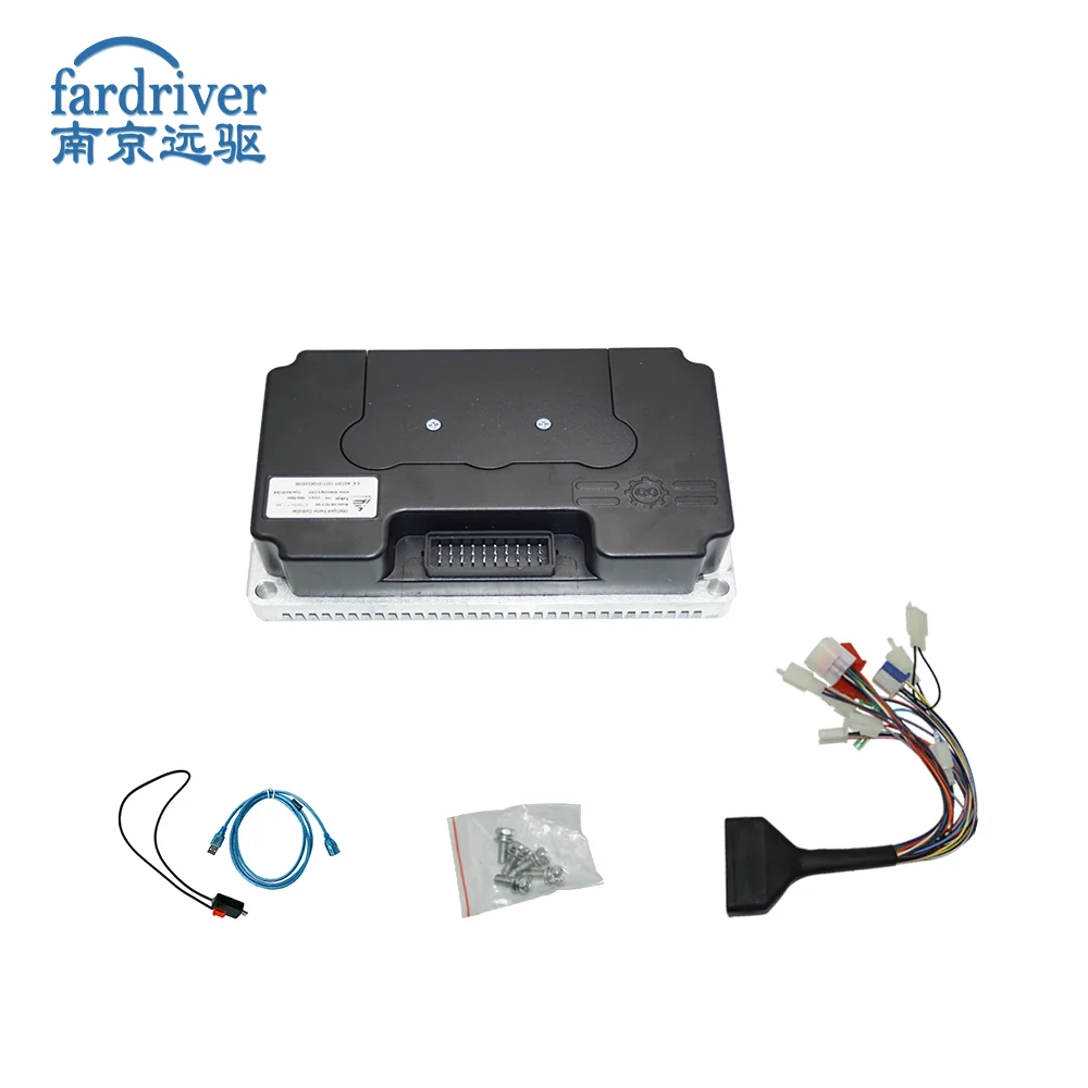 Fardriver YQ72100 100A 3KW Controller With Can QS Motor With Heating Panel Intelligent Controller Of Electric Motorcycle Scooter
