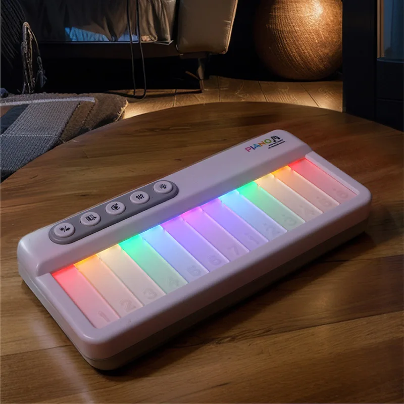 カラースクリーンタッチ電子ピアノミニポータブルおもちゃピアノ啓蒙音楽パズル早期教育子供ピアノ女の子のおもちゃ