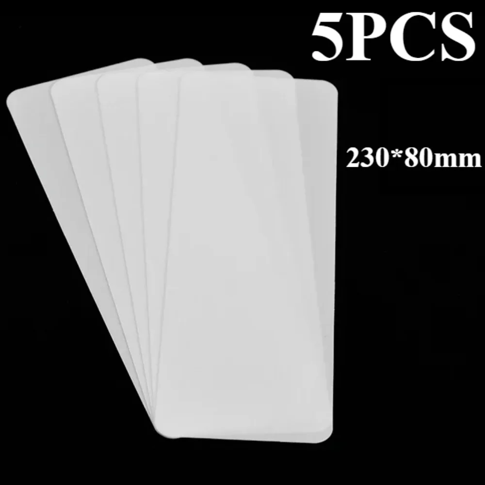 5 pçs dureza plástico-aço inserção folhas nano portas de aço plástico joggling bypass ferramentas bloqueio colheita ferramenta bombeiro