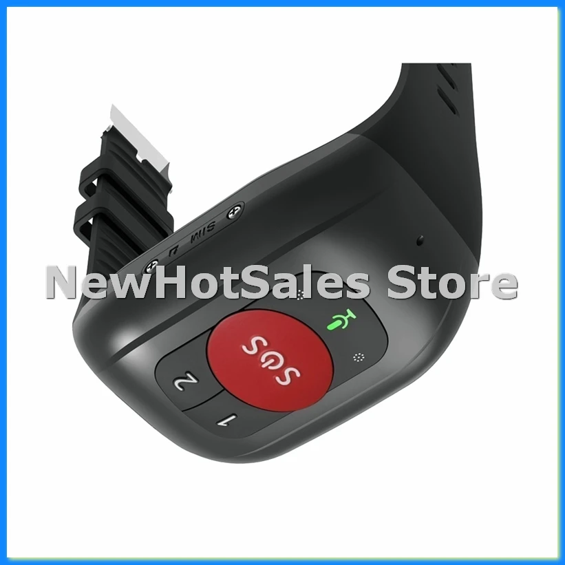 

Elderly 4G SOS Watch GPS Tracking Wristband Bracelet Emergency Alarm GPS Tracking Heart Rate Blood Pressure Monitor-B-ABVP