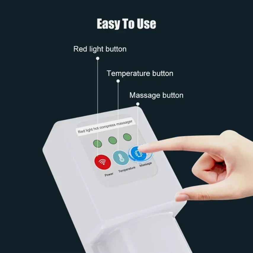 

NEW DEVICE FOR HEMORRHOID TREATMENT Red Light Therapy Vibration Massager