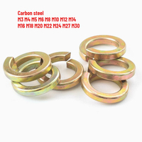 Gb93 M3 M4 M5 M6 M8 M10 M12 M14 M16 M18 M20 M22 M24-m30 Carbon Steel Color Zinc Plated Spring Split Lock Washer Elastic Gasket