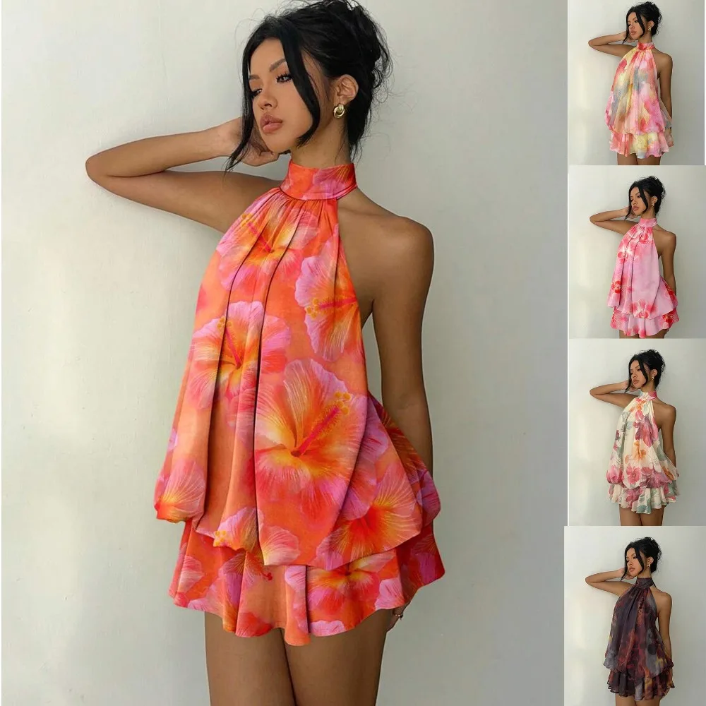 Women Spaghetti Strap Solid Casual Maxi Dress Elegant Sleeveless Long Dress Daily Vacation Party Wear