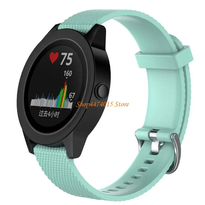 حزام فرقة السيليكون K1AA لـ Vivoactive 3/for HR Smartwatch Bracelet Wristband Belt Petr
