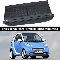 Trunk Cargo Cover For Smart fortwo 2009-2014 Security Shield Rear Luggage Curtain Retractable Partition Privacy Car Accessories