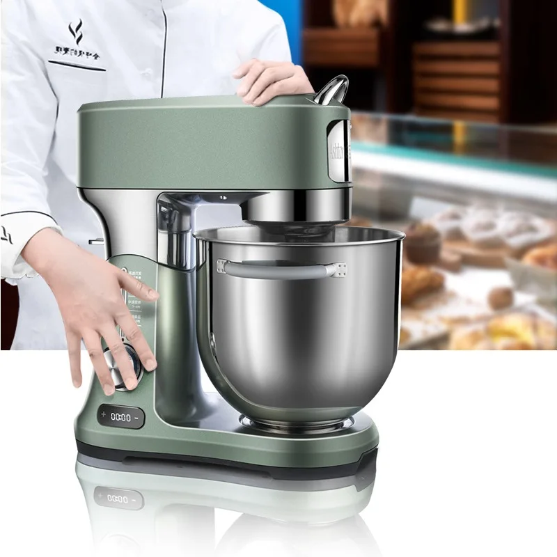 X7 Tilt-Head Electric Stand Mixer Professional Grade Chef Machine 7L 800W 304 Stainless Steel Frequency conversion With 9 Gears