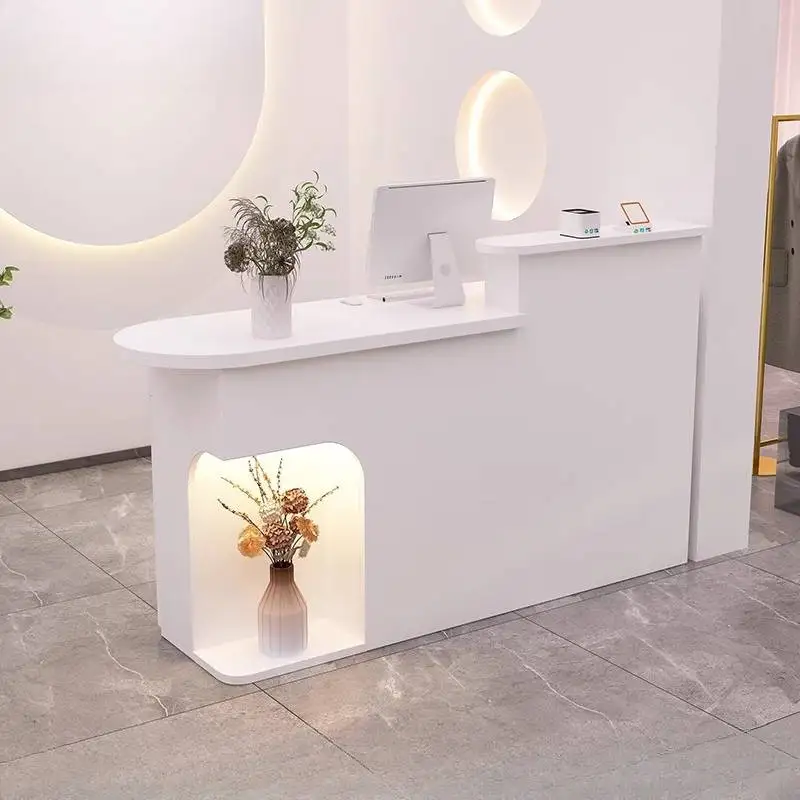Cheap Clinic Reception Desks Checkout Vintage Drawers Modern Reception Desks Classic Luxury Recepcion Mostrador Furniture