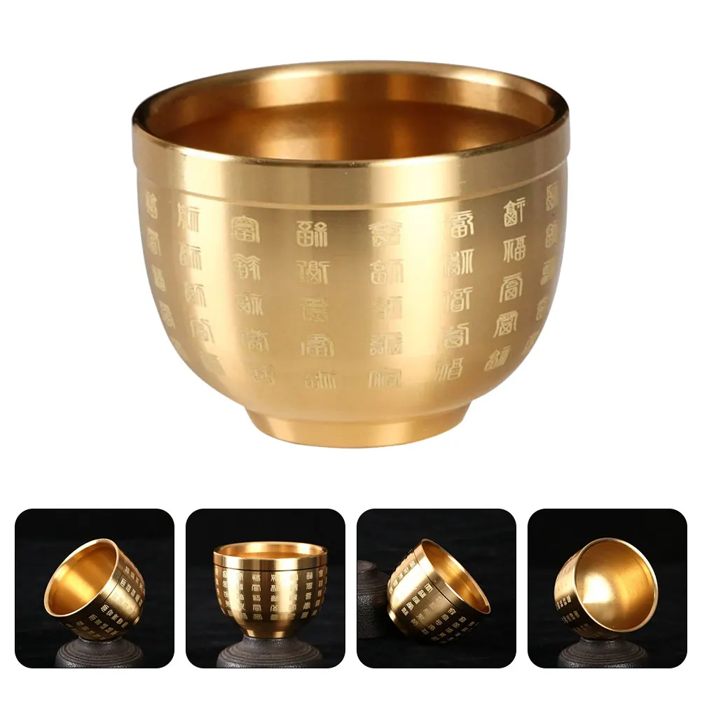 Exquisite Messing Dekor Kupfer Asche Halter Rauch Zigaretten Container Büro Desktop Ornament Platzsparend