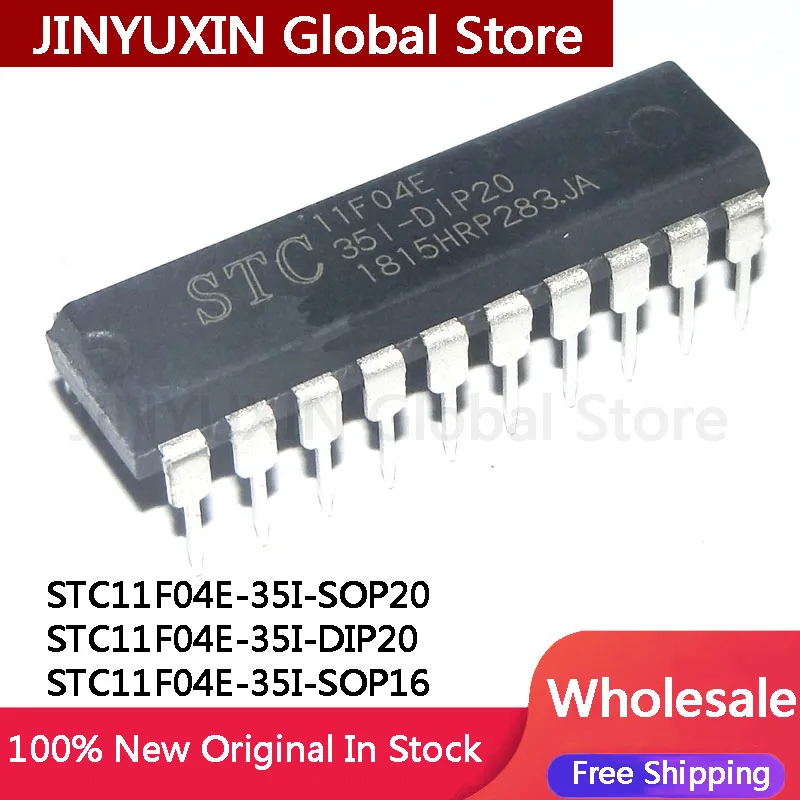 5Pcs STC11F04E-35I-SOP20 STC11F04E-35I-DIP20 STC11F04E-35I-SOP16 STC11F04E-35I STC11F04E SOP16 IC Chip Wholesale