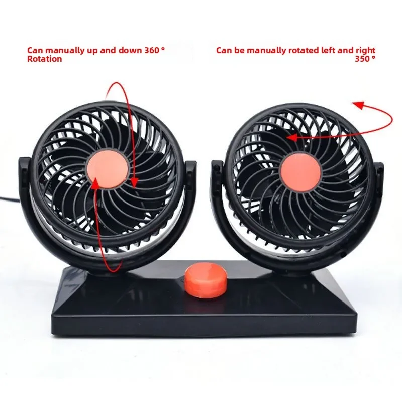 

Автомобильный вентилятор 26 дюймов, мощный, двухголовочный, 12В/24В, для грузовиков, электрический, с функцией охлаждения, высоковольтный